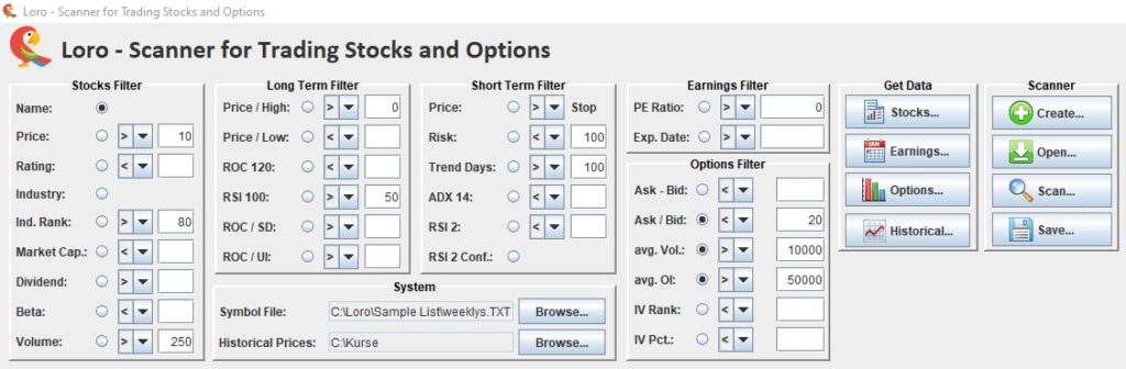 Loro Scanner Liquidity