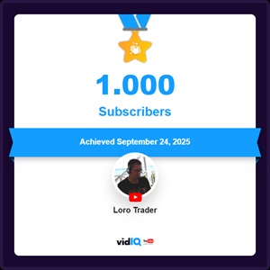 loro-trader-achievement-certificate-1000-subscribers-2025-09-24